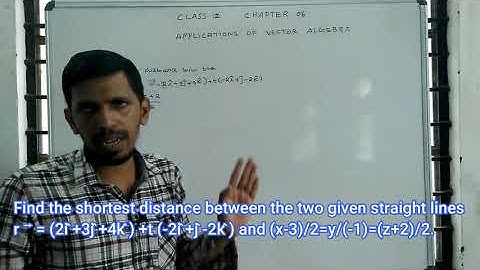 Class 12 maths  Unit – 6  Applications of Vector Algebra  Example: 6.36