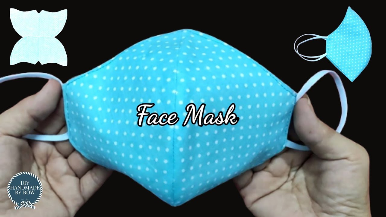 New style!! Diy Fabric Face Mask Easy To Make Sewing Tutorial. Easy