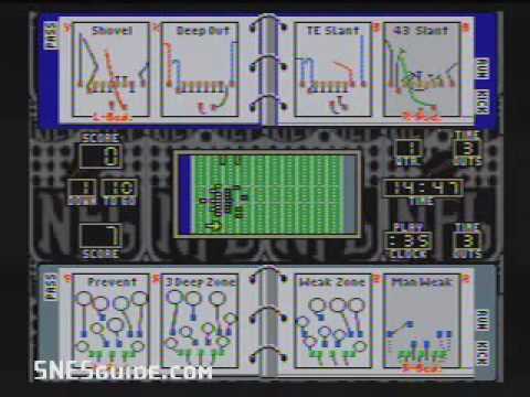 Play SNES NFL Football (USA) Online in your browser 