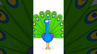 Peacock green 💚💚#cartoon #animation #shorts #short #ytshorts 0:07