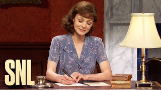 The War in Words: Bertie and Mary - SNL