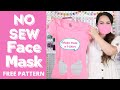 NO-SEW Face Mask From a T-Shirt! Sweet Red Poppy