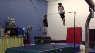 Double Back Salto (Tucked) off High Bar [Michel Yuzik]