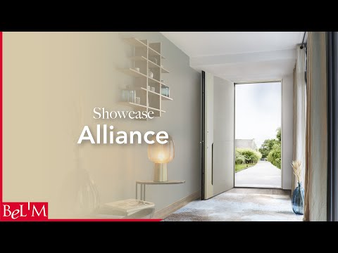 Modèle Alliance - Porte d’entrée aluminium moderne - Bel’M