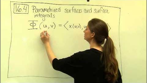 Parametrizing Surfaces, Surface Area, and Surface Integrals: Part 1
