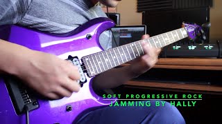 Soft Progressive Rock guitar jamming by Hally (Music Man JP6 ) screenshot 4