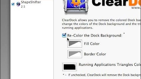 How to Change the Dock in OS X Tiger