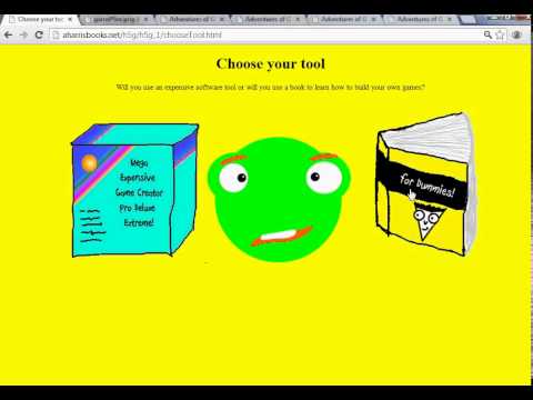 Tutorial 1: Overview of the adventure game