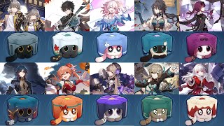 Characters reaction to their critter, Honkai Star Rail