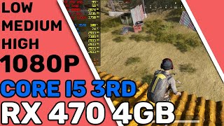 PUBG STEAM SANHOK - RX 470 4GB - Core i5 3570 - Low Medium High 1080p