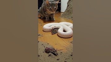 Shocking! Snake wants to save mice or somethings else? But...