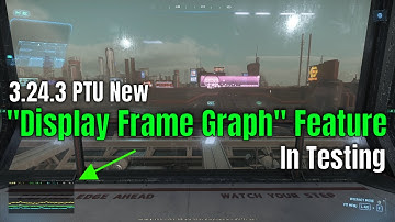 New "Display Frame Graph" Feature In Testing In 3.24.3 PTU | Star Citizen PTU Testing [4K]