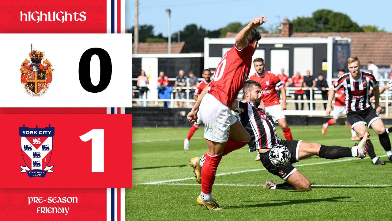 📺 Match Highlights | Spennymoor Town 0-1 York City | Pre-Season Friendly | 2025/26