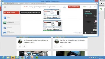 TMC OnAir - Setting up Google Events & Google Hangouts OnAir  8-12-13