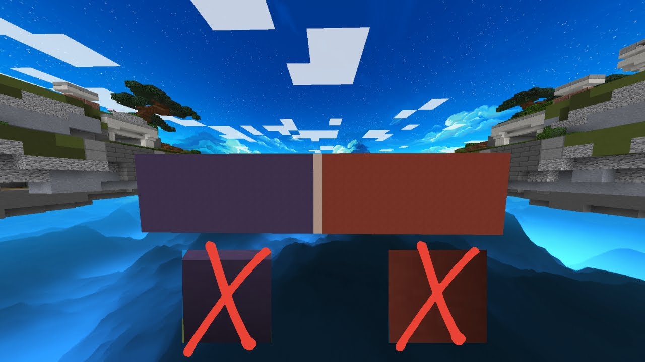 Bridge, but I can't place blocks - YouTube