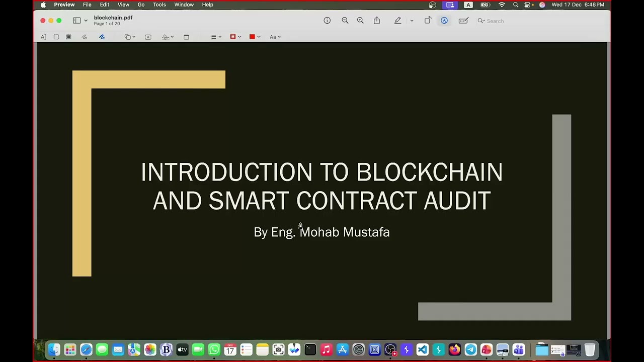 What is blockchain and smart contract auditing [Arabic]