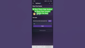 10 Easy Phone Side Hustles to Boost Your Income ($100+ Per Day) | Code Tapswap | Tapswap Code Today