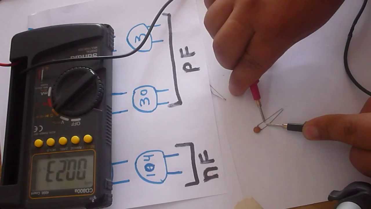 Como medir los condensadores