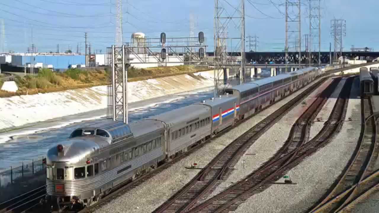 Amtrak's New Viewliner Baggage Car in Los Angeles YouTube