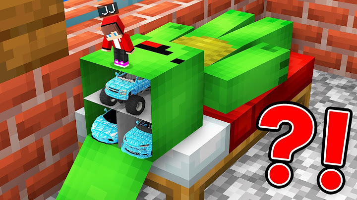 JJ Found a Secret Car Base Inside Mikey in Minecraft (Maizen)