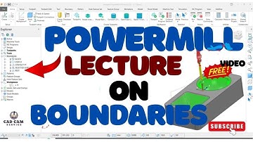 Powermill Tutorial On Types Of Boundaries In Powermill Or Powermill me Boundaries Kaise Banaye