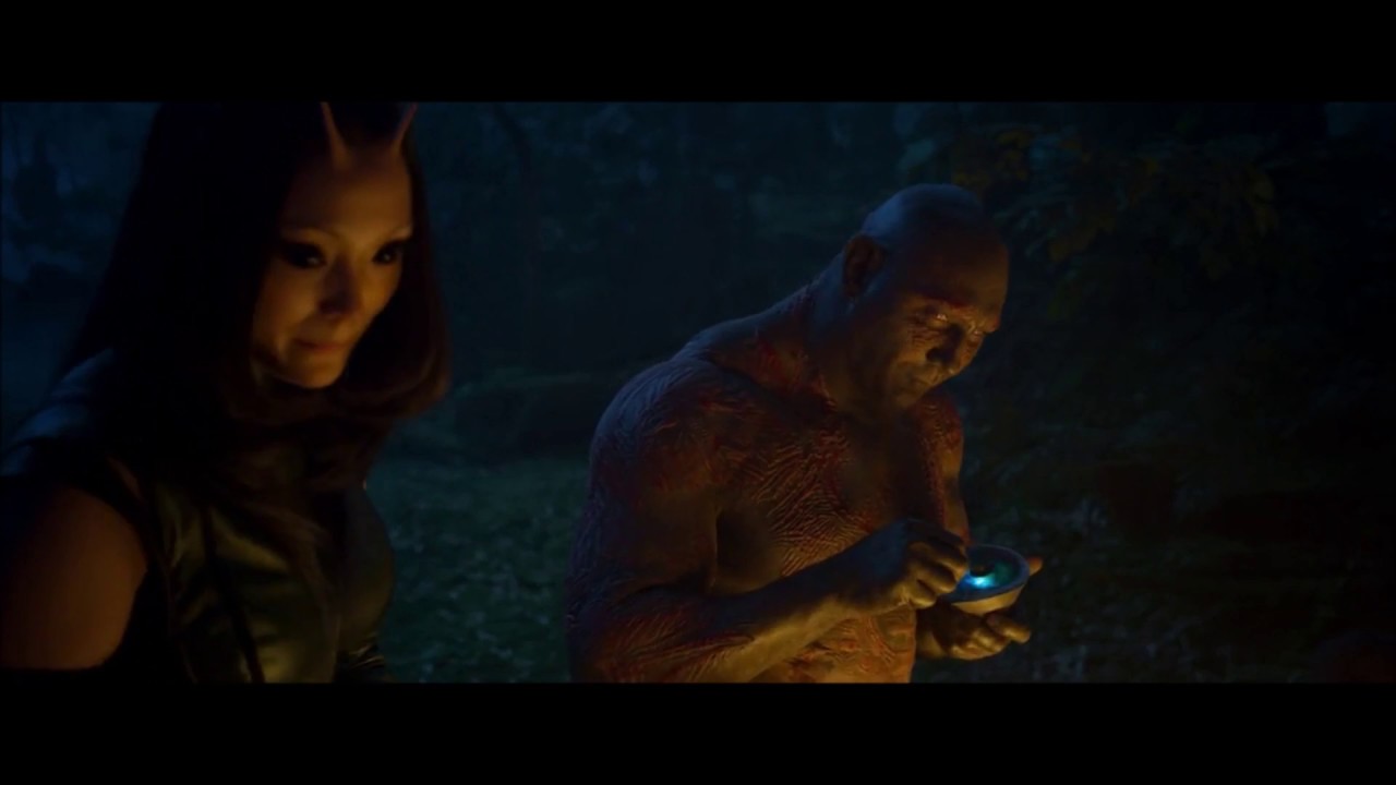 Guardians Of The Galaxy Vol 2 Scene Mantis Pets Rocket Drax Campfire