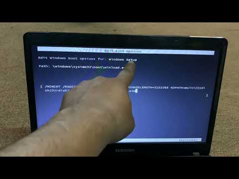 SAMSUNG} How to hide Boot Options at windows START Bcdedit (set optionsedit =2022