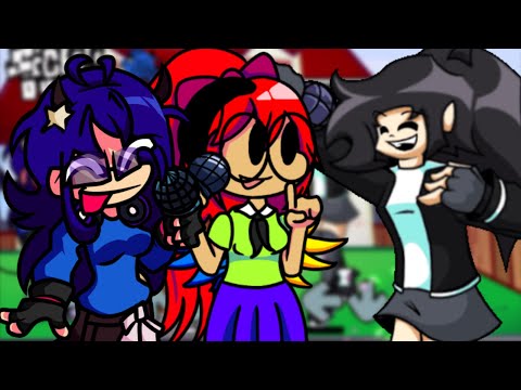 FNF Roasted remix but Jenny, Rachel and Andrea sings it (cover)