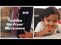 Making a Snack for Kruz in the Toshiba Air-Fryer Microwave!