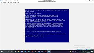 Windows XP has BSOD VM #4