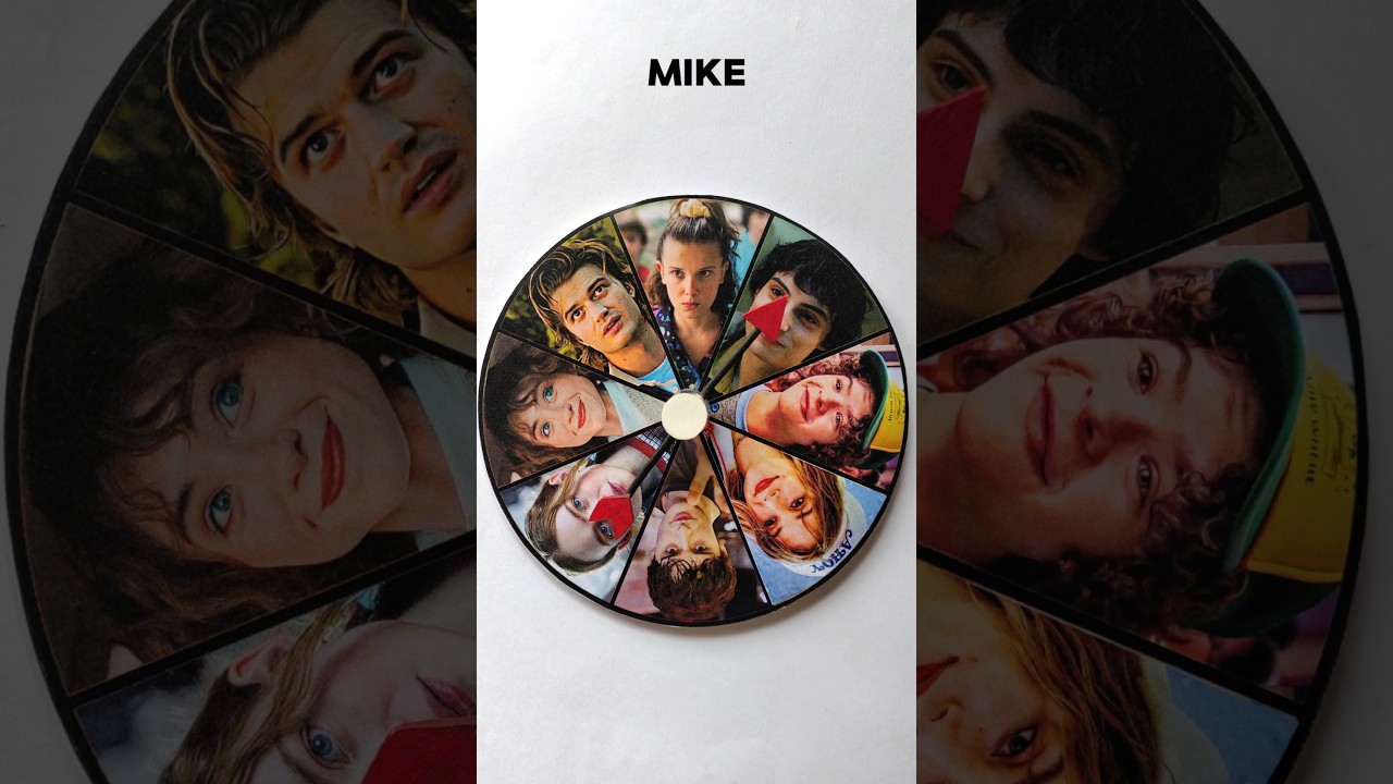 Spin the Wheel 🎡 Draw a New Stranger things 😱❤️ 