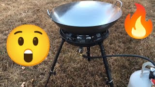 Kahuna Burner + Wok Seasoning by Offgrid Victory 877 views 6 months ago 10 minutes, 15 seconds