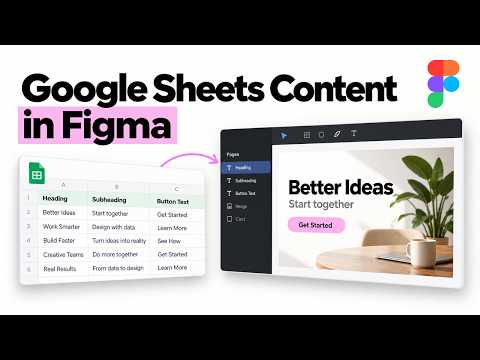 Figma Tutorial: How to Use Google Sheets as a Figma Text Content Library