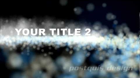 After Effects Template - Particle Whirlwind