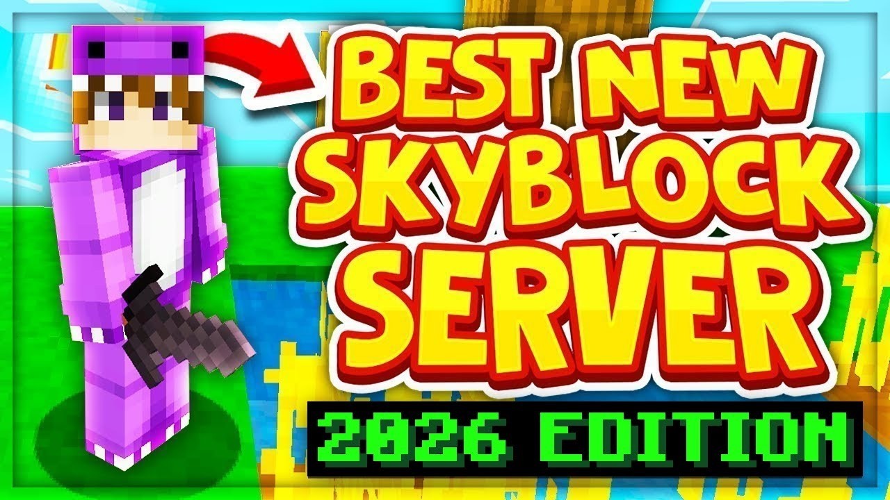 ЛУЧШИЙ СЕРВЕР MINECRAFT SKYBLOCK *ИЗДАНИЕ 2026* | Новые серверы Minecraft Skyblock 2026 1.8 - 1.21