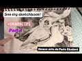 My sketchbook  drawing tips  cole des beaux arts de paris 201718