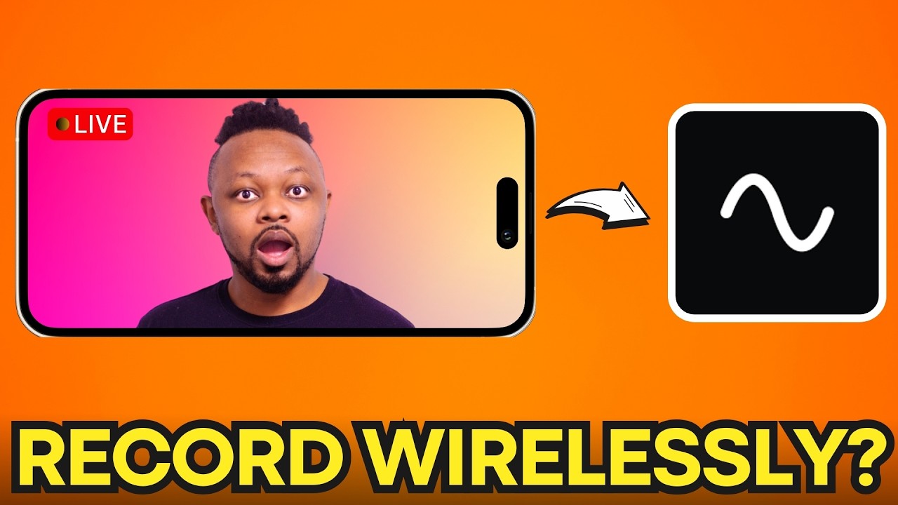 Use a Phone as Wireless Camera for Podcasting, Streaming & Recording content !!