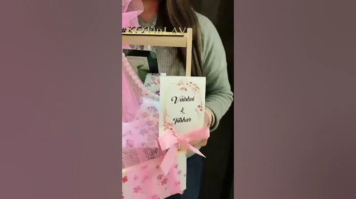 Wedding Invites | Check our Instagram page @c3studiobyakshita for more #returngift #weddinggift