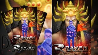 raven photo editing in dussehra photo editing in photoshop tutorial vs picart editing screenshot 4