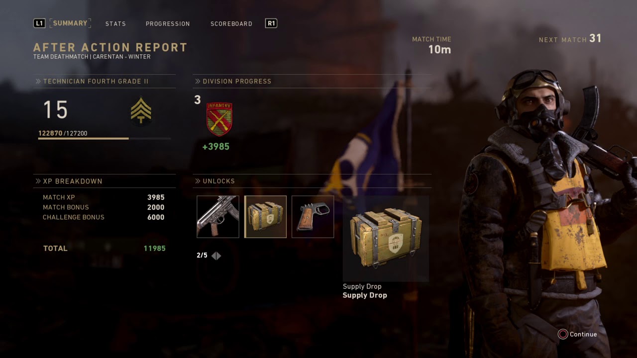 Call of Duty®: WWII Not Getting Supply Drop Borankay1