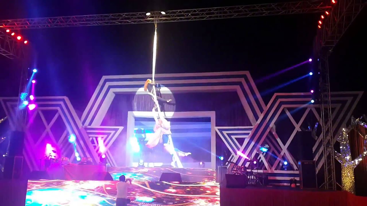 International Aerial Silk Rope Act YouTube
