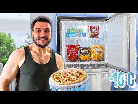 جربت أعيش على الوجبات المجمدة ليوم كامل