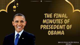 The Final Minutes of President Obama's Farewell Address: Yes, we can.
