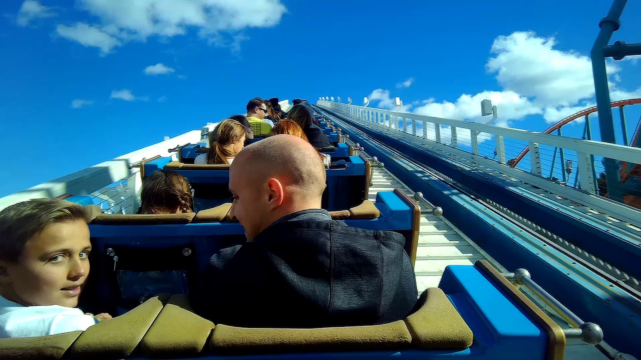 Twisted Colossus at Six Flags Magic Mountain Back Row POV - YouTube