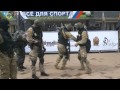 Dancing russian troops