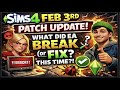 🚨 Sims 4 Feb 3rd Patch Update: What Did EA Break (or Fix) This Time?!