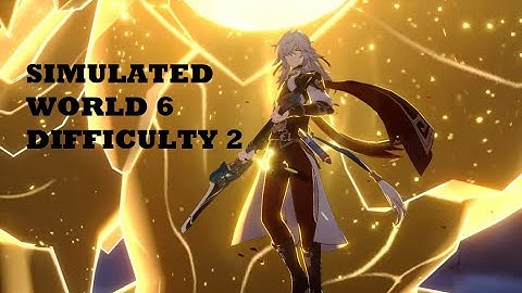 Jing Yuan Team vs Lv 72 Cocolia in Simulated World 6 difficulty 2 [Honkai : Star Rail]