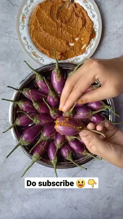 Achari Baingan Recipe #shorts #youtubeshorts #food #trending #trendingshorts #reels