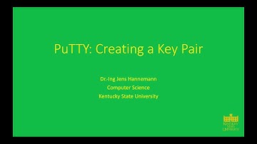 Toolchain Setup - Creating a PuTTY Key Pair