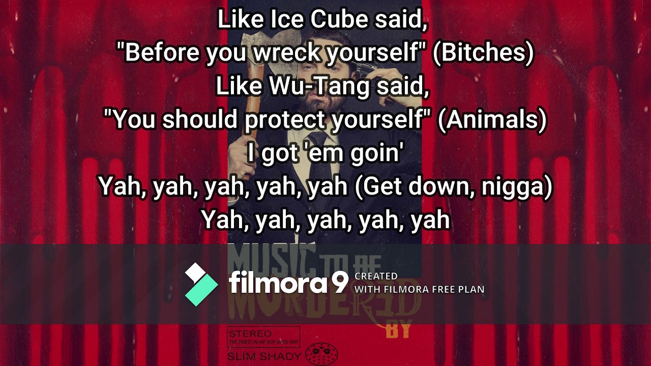 Eminem-Yah Yah (feat. Royce Da 5'9", Black Thought, Q-Tip & Denaun) (lyrics)